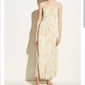 Vince wheat twist knot drape dress, size XS